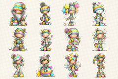 Whimsical Christmas Clipart Bundle - CraftNest - Digital Crafting and Art