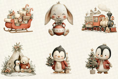Whimsical Christmas Clipart Bundle - CraftNest - Digital Crafting and Art