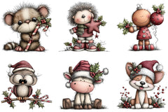 Whimsical Christmas Clipart Bundle - CraftNest - Digital Crafting and Art