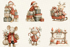 Whimsical Christmas Clipart Bundle - CraftNest - Digital Crafting and Art