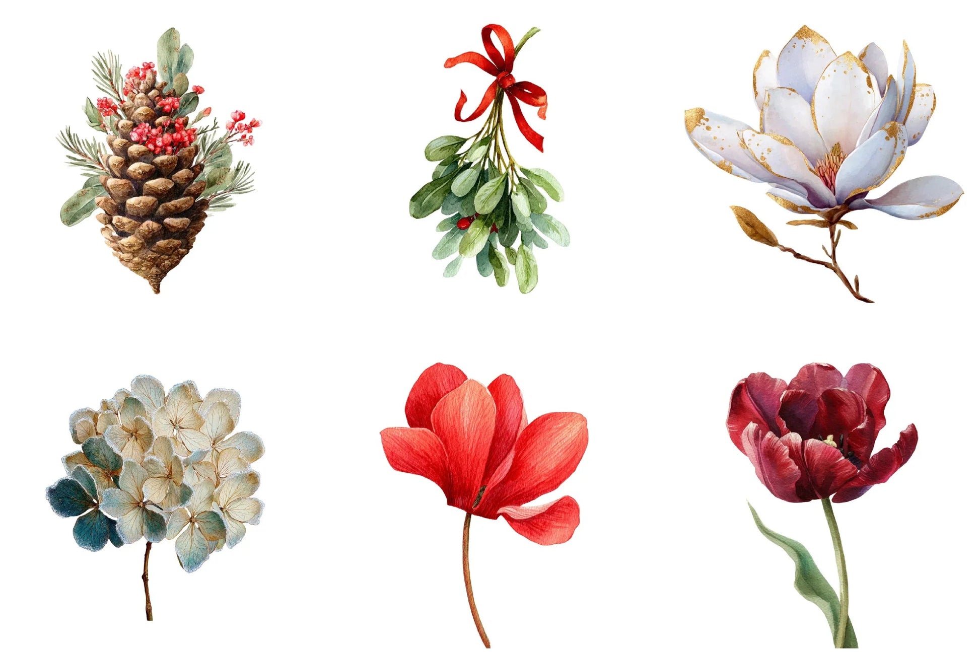 Whimsical Christmas Clipart Bundle - CraftNest - Digital Crafting and Art