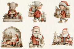 Whimsical Christmas Clipart Bundle - CraftNest - Digital Crafting and Art