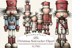 Whimsical Christmas Nutcracker Clipart Bundle - CraftNest - Digital Crafting and Art