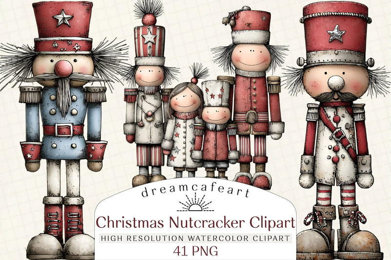 Whimsical Christmas Nutcracker Clipart Bundle - CraftNest - Digital Crafting and Art