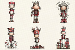 Whimsical Christmas Nutcracker Clipart Bundle - CraftNest - Digital Crafting and Art