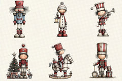 Whimsical Christmas Nutcracker Clipart Bundle - CraftNest - Digital Crafting and Art