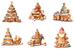 Whimsical Christmas Tree Clipart Bundle - CraftNest - Digital Crafting and Art