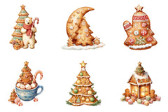Whimsical Christmas Tree Clipart Bundle - CraftNest - Digital Crafting and Art
