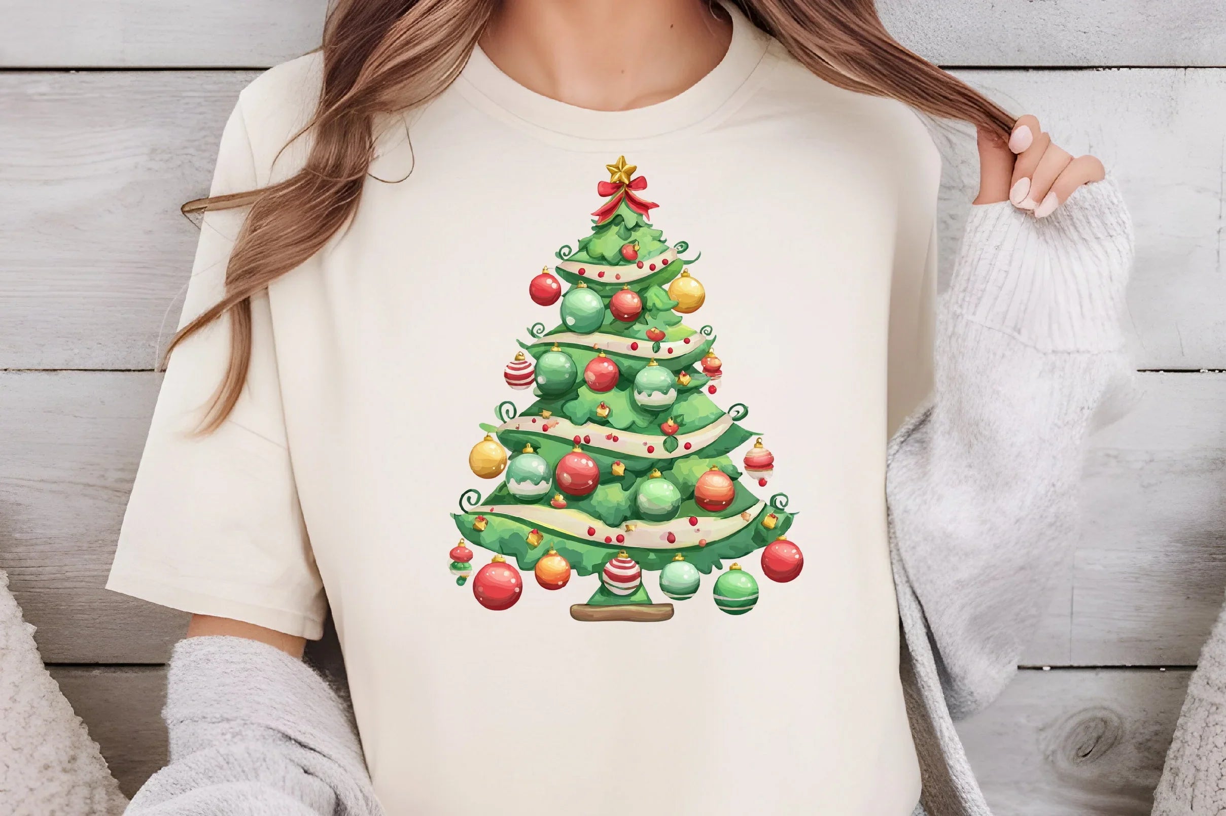 Whimsical Christmas Tree Clipart Bundle - CraftNest - Digital Crafting and Art