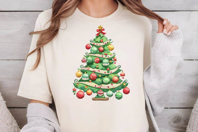 Whimsical Christmas Tree Clipart Bundle - CraftNest - Digital Crafting and Art