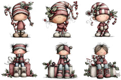 Whimsical Elf Clipart Bundle - CraftNest - Digital Crafting and Art