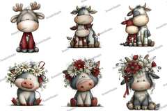Whimsical Farm Animal Clipart Bundle - CraftNest - Digital Crafting and Art