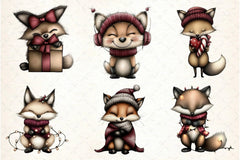Whimsical Fox Clipart Bundle - CraftNest - Digital Crafting and Art