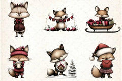 Whimsical Fox Clipart Bundle - CraftNest - Digital Crafting and Art