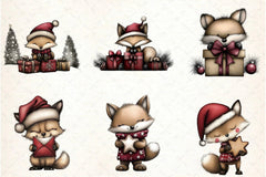 Whimsical Fox Clipart Bundle - CraftNest - Digital Crafting and Art