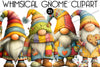 Whimsical Gnome Clipart Bundle
