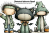 Whimsical Halloween Clipart Bundle