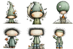 Whimsical Halloween Clipart Bundle - CraftNest - Digital Crafting and Art
