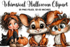Whimsical Halloween Clipart Bundle