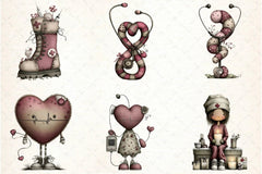 Whimsical Nurse Christmas Clipart Bundle - CraftNest - Digital Crafting and Art