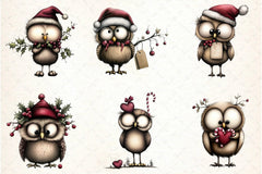 Whimsical Owl Clipart Bundle - CraftNest - Digital Crafting and Art