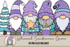 Whimsical Scandinavian Gnome Clipart Bundle
