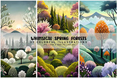 Whimsical Spring Forests - CraftNest - Digital Crafting and Art