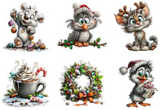 Whimsical Winter Clipart Bundle - CraftNest - Digital Crafting and Art