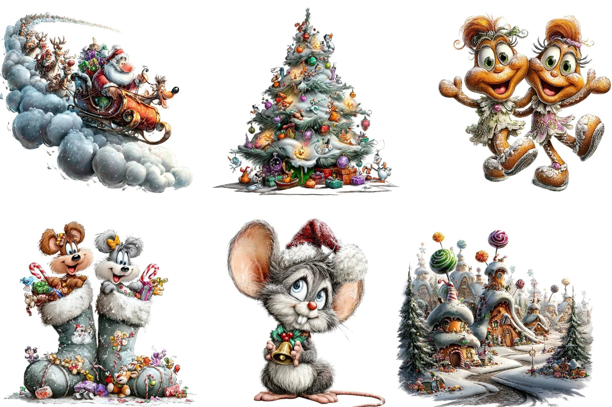 Whimsical Winter Clipart Bundle - CraftNest - Digital Crafting and Art