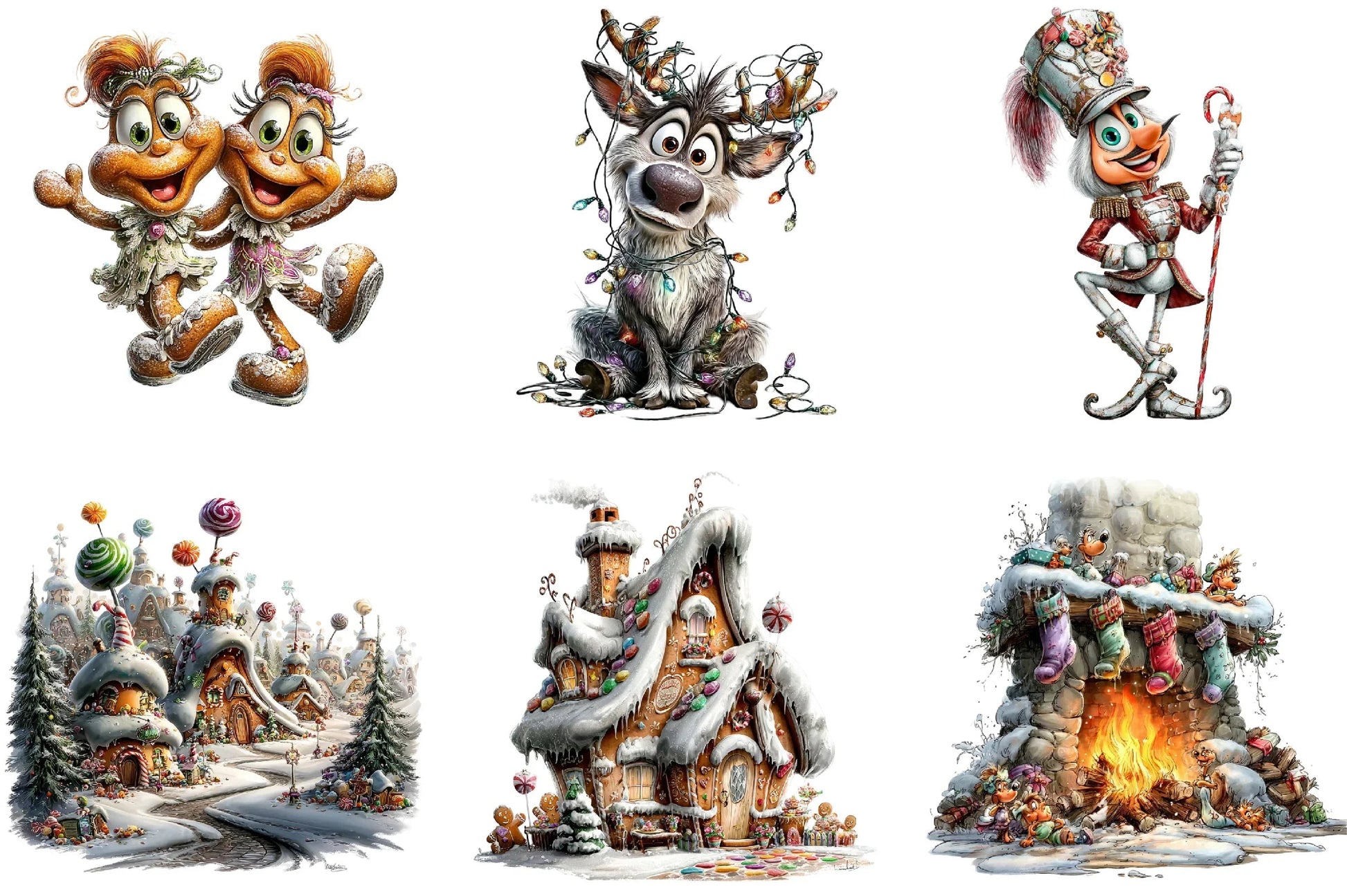 Whimsical Winter Clipart Bundle - CraftNest - Digital Crafting and Art