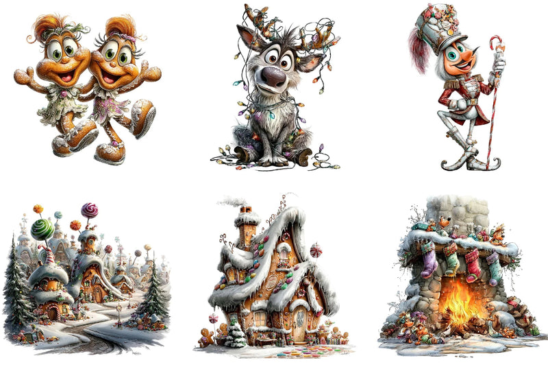 Whimsical Winter Clipart Bundle - CraftNest - Digital Crafting and Art