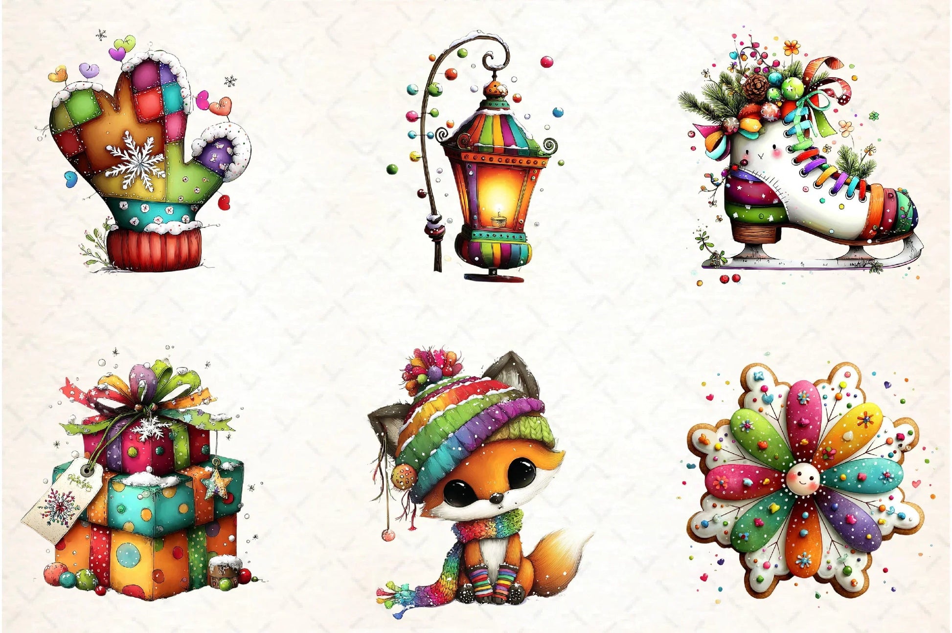 Whimsical Winter Clipart Bundle - CraftNest - Digital Crafting and Art