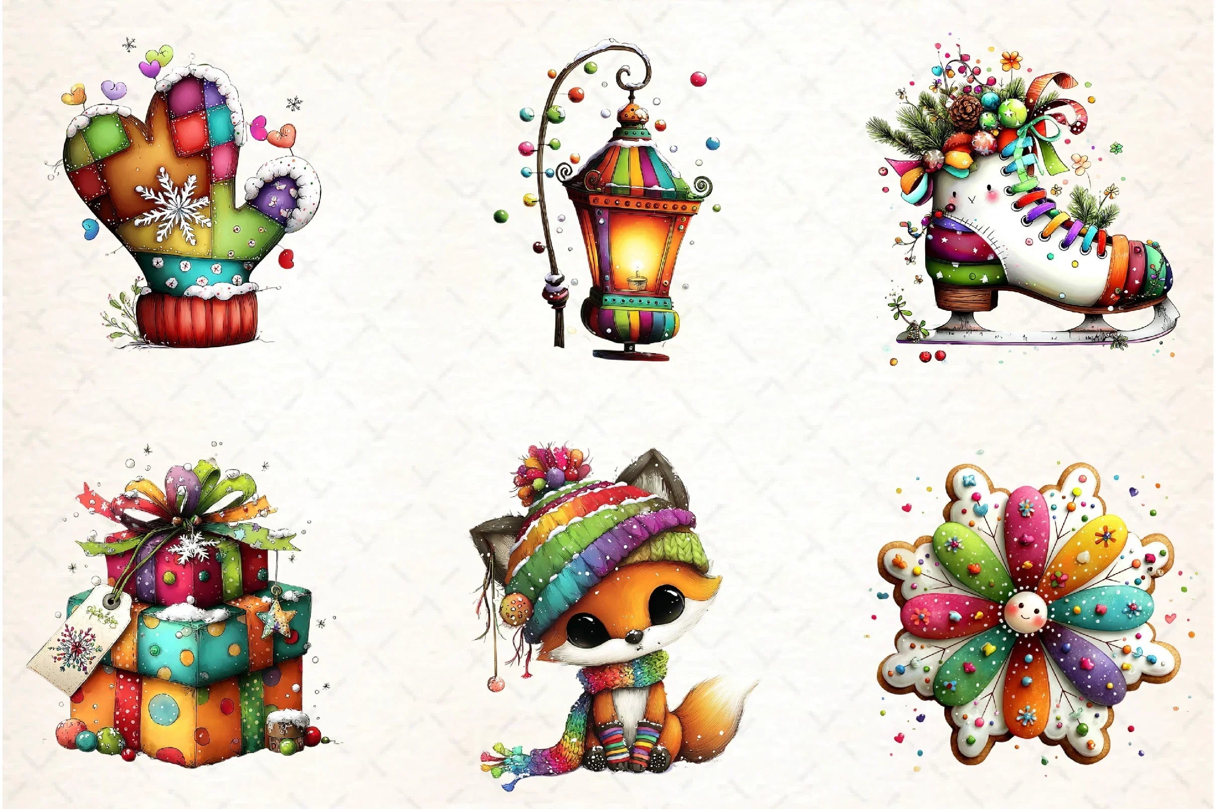 Whimsical Winter Clipart Bundle - CraftNest - Digital Crafting and Art