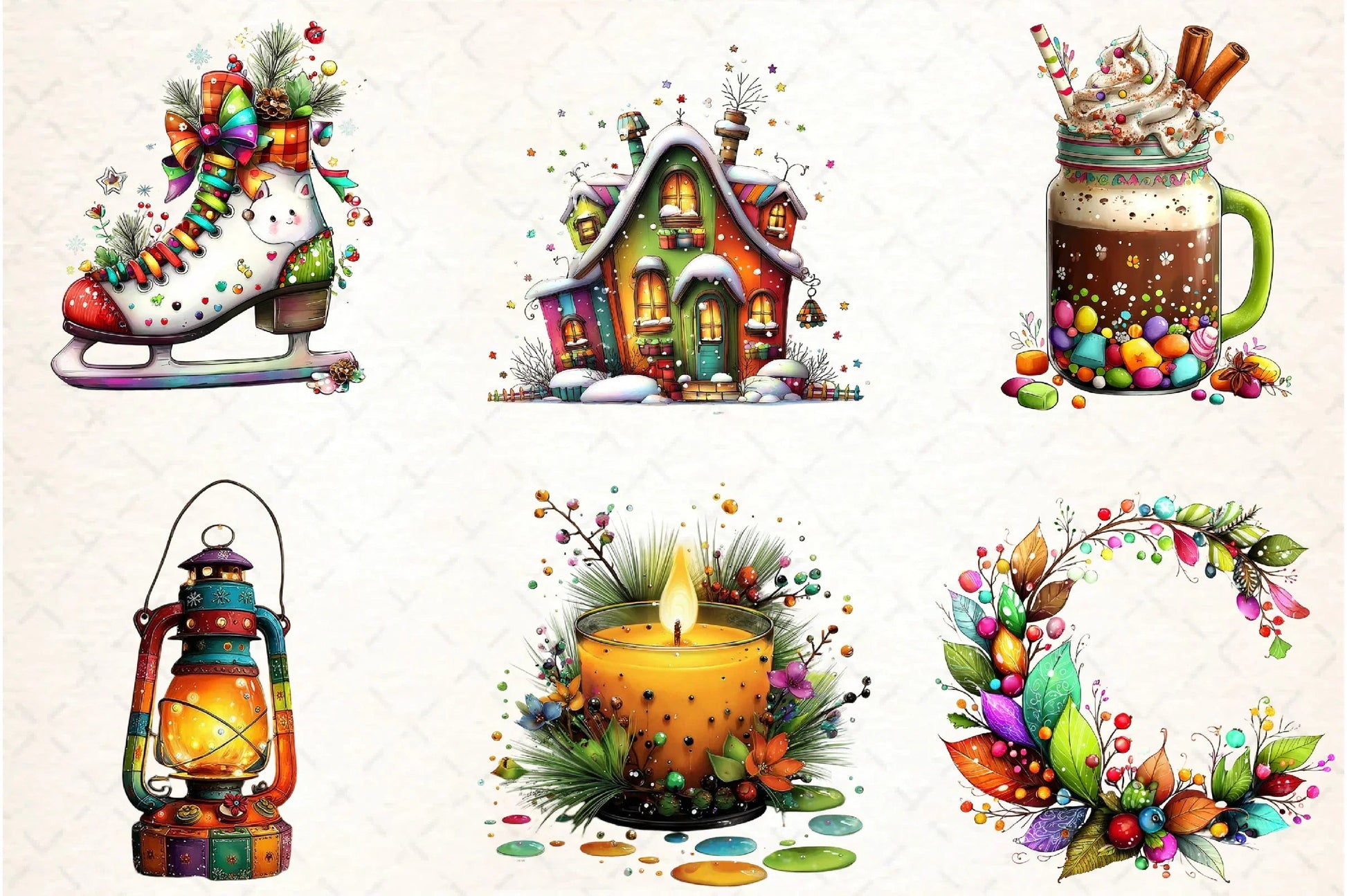 Whimsical Winter Clipart Bundle - CraftNest - Digital Crafting and Art