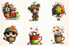 Whimsical Winter Clipart Bundle - CraftNest - Digital Crafting and Art