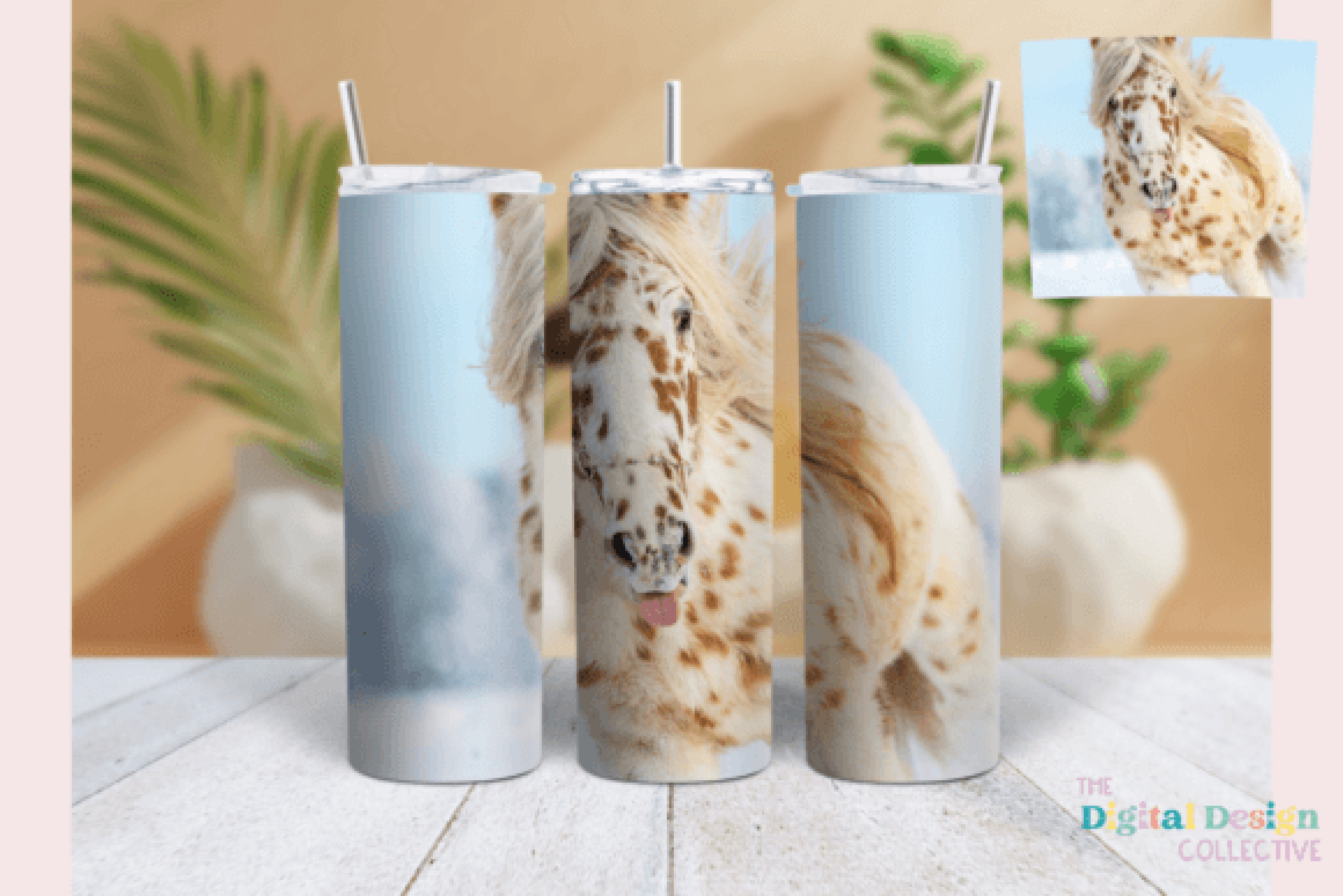 Boho Horse Tumbler Wrap Bundle