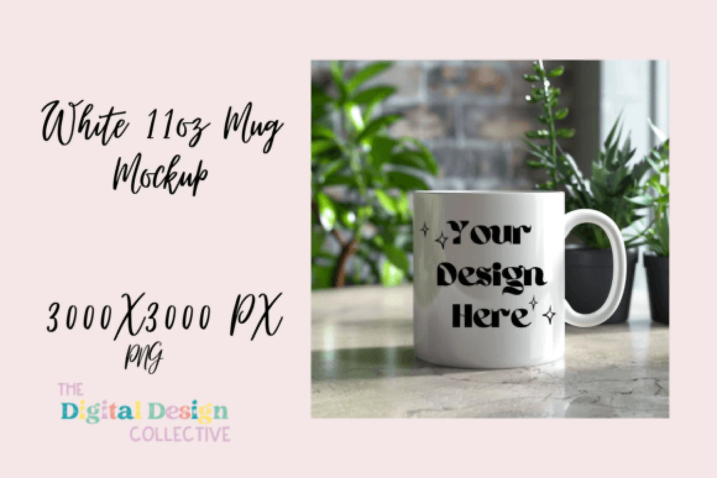 Natural White Coffee Mug Mockup - CraftNest - Digital Crafting and Art