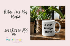 White Coffee Mug Mockup - CraftNest - Digital Crafting and Art