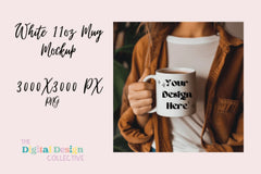 White Coffee Mug Mockup - CraftNest - Digital Crafting and Art
