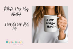 White Coffee Mug Mockup - CraftNest - Digital Crafting and Art