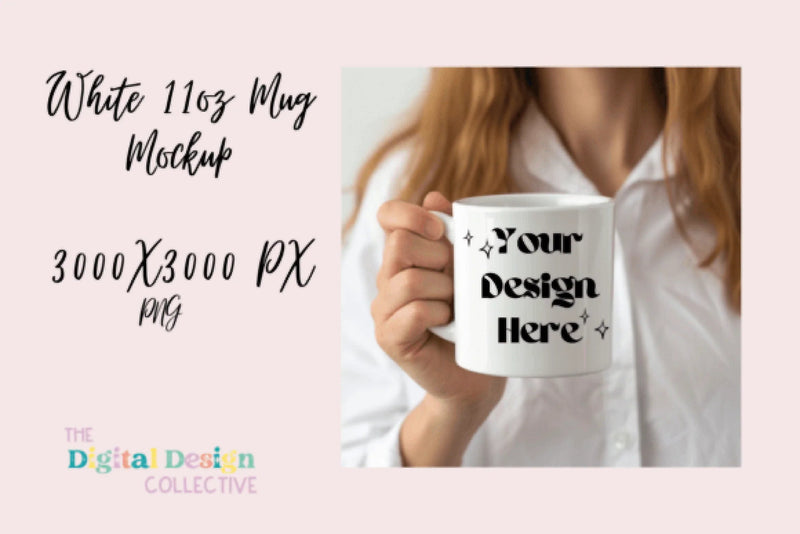 White Coffee Mug Mockup - CraftNest - Digital Crafting and Art