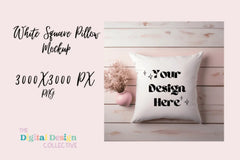 Valentine's Love Square Pillow Mockup - CraftNest - Digital Crafting and Art