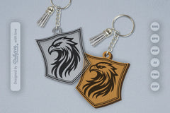 Wild Animal Keychain SVG Bundle 2 - CraftNest - Digital Crafting and Art