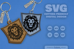Wild Animal Keychain SVG Bundle 3 - CraftNest - Digital Crafting and Art