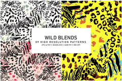 Wild Blends - Animal Print - CraftNest - Digital Crafting and Art
