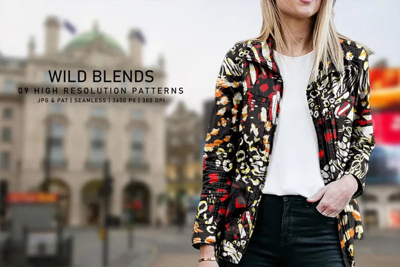 Wild Blends - Animal Print - CraftNest - Digital Crafting and Art