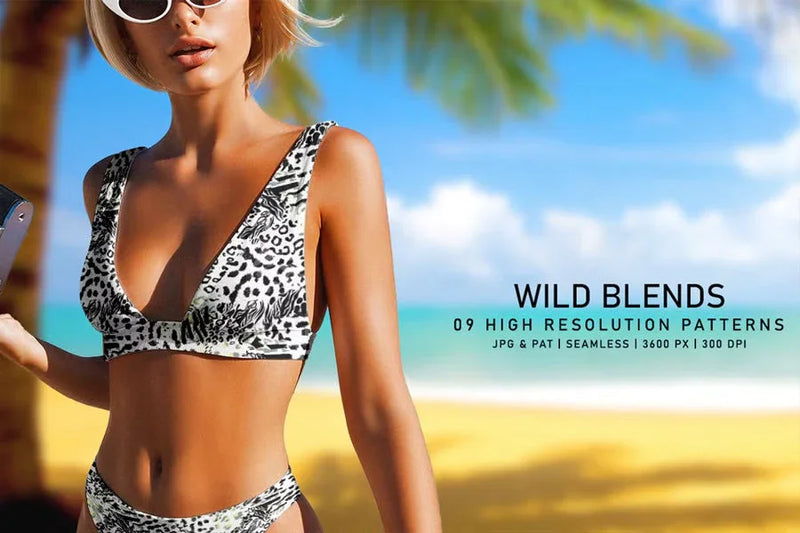 Wild Blends - Animal Print - CraftNest - Digital Crafting and Art