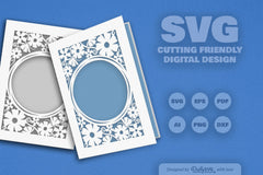 Wild Floral Cutaway Card Paper Cut SVG Bundle 1 - CraftNest - Digital Crafting and Art