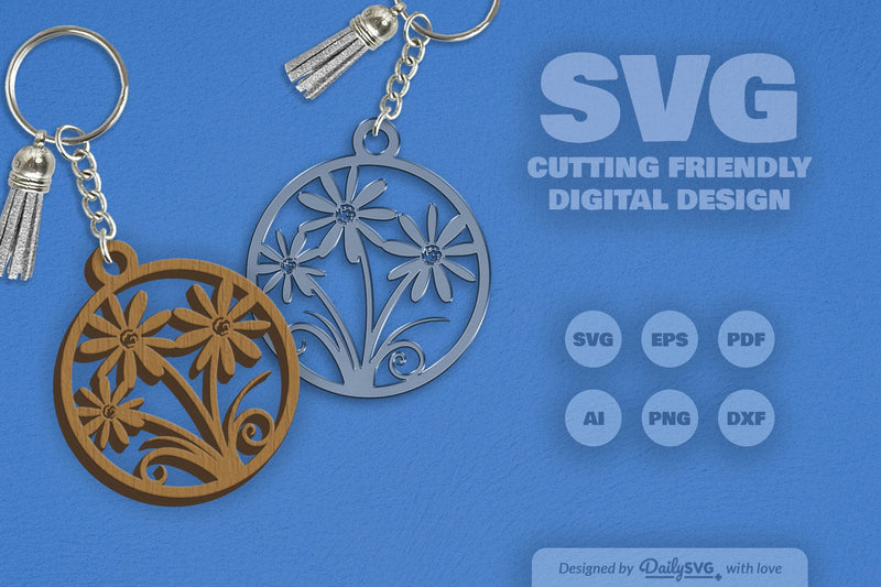 Wild Floral Round SVG Bundle 1 - CraftNest - Digital Crafting and Art