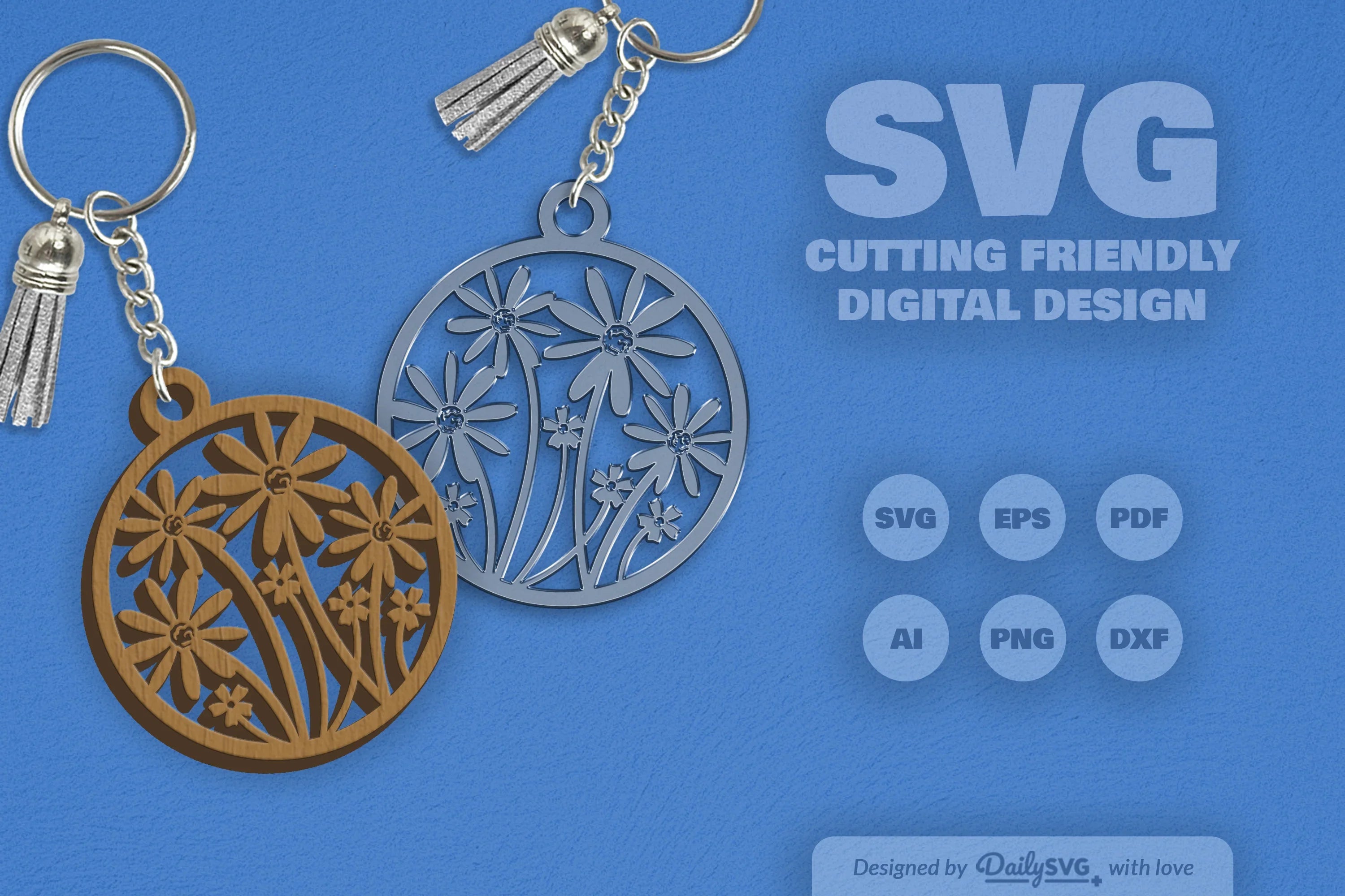 Wild Floral Round SVG Bundle 4 - CraftNest - Digital Crafting and Art